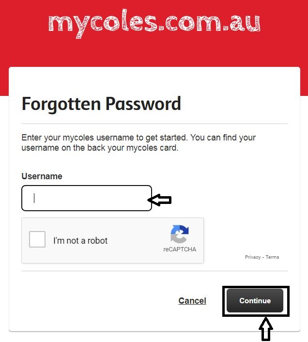 How To Reset your My coles Portal Password
