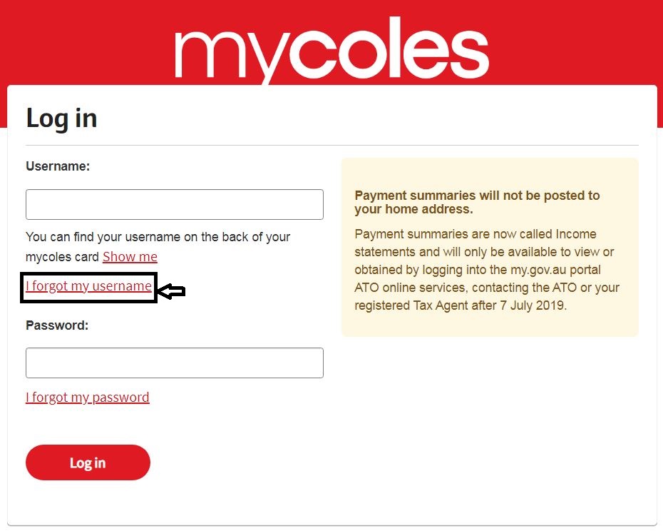 Steps To Recover Mycoles Username